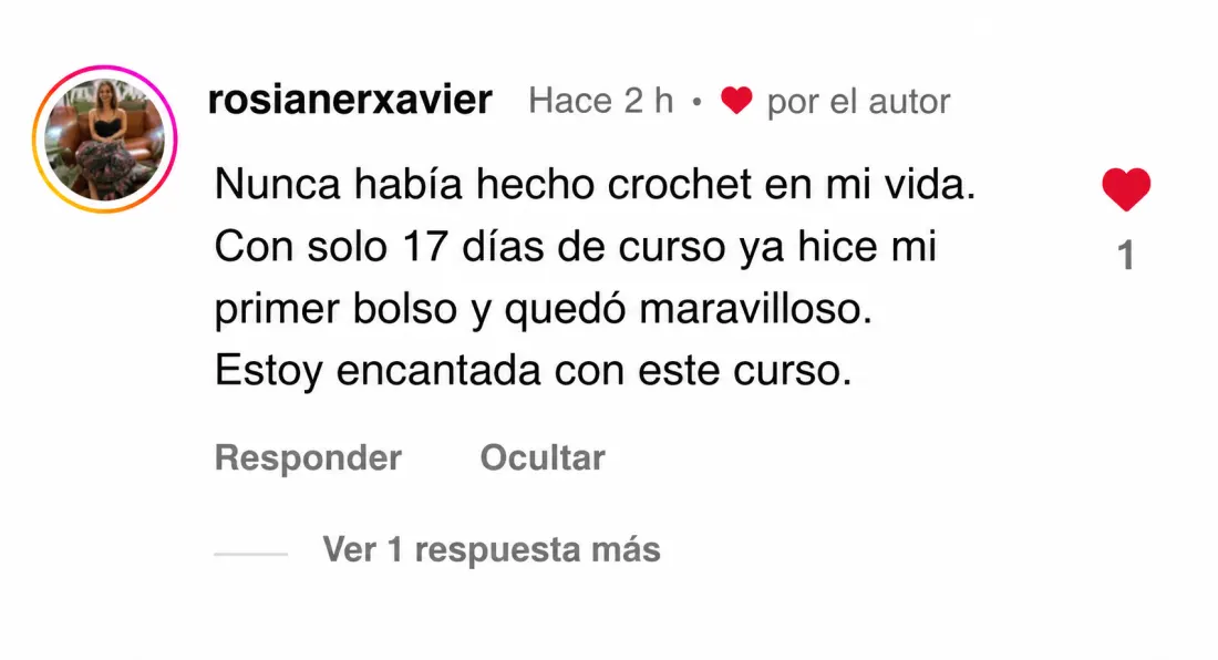 Comentario de alumna