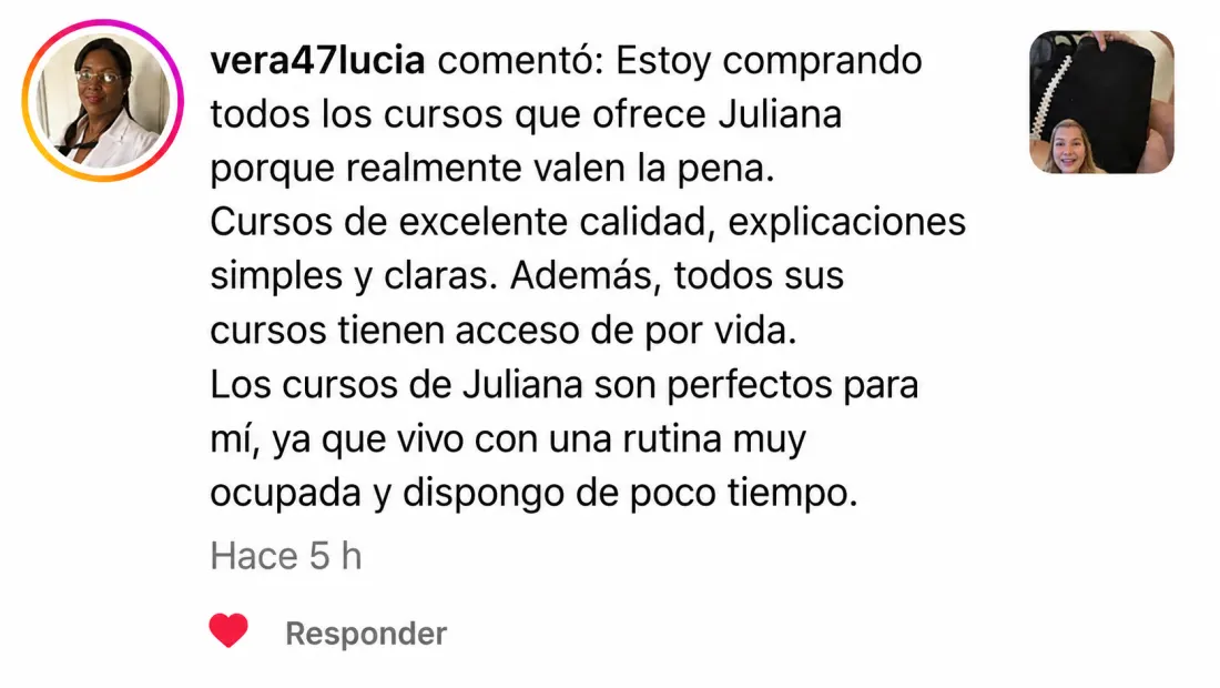 Comentario de alumna